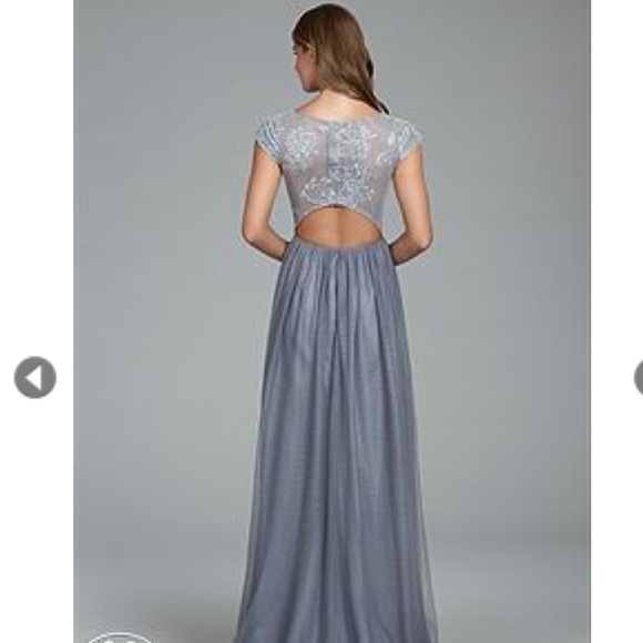 HAYLEY PAIGE Dresses & Skirts - HAYLEY PAIGE Silver Special Occasion 5805 Dress